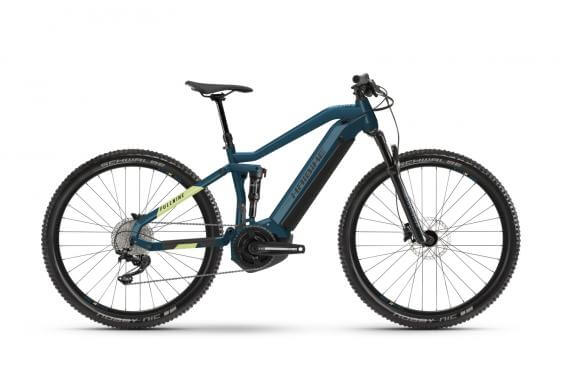 Bicicleta electrica Haibike FullNine 5 48 cm '21 albastru/galben