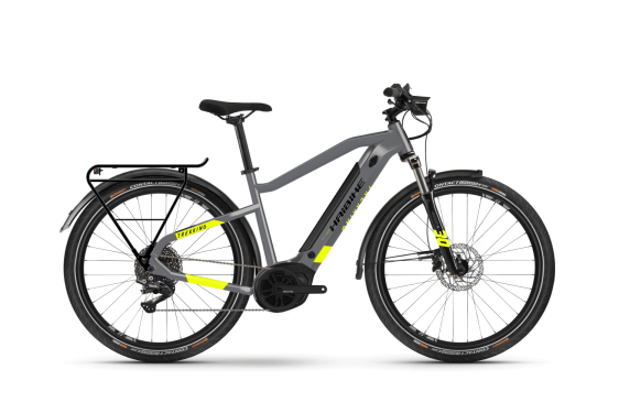 Bicicleta electrica Haibike Trekking 6 HE60 cm '21 gri/neon