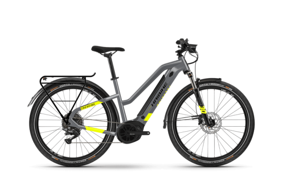 Bicicleta electrica Haibike Trekking 6 TR56 cm '21 gri/neon