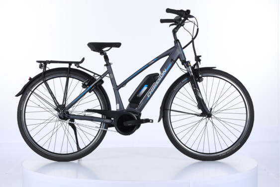 Bicicleta electrica Chrisson E-ROUNDER TR48 cm 28" 400Wh '22 gri