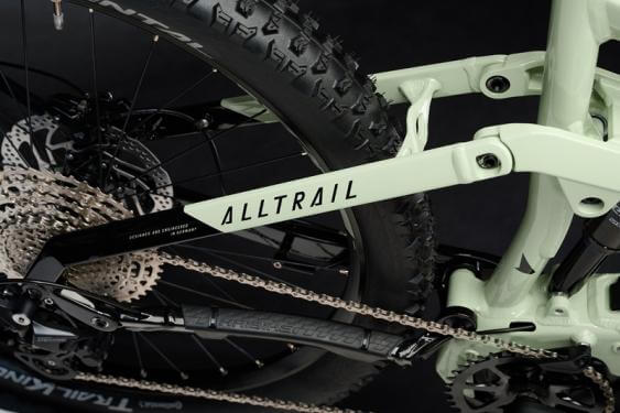 Bicicleta electrică Haibike AllTrail 4 27.5" i630Wh 44 cm '22 gri-verde