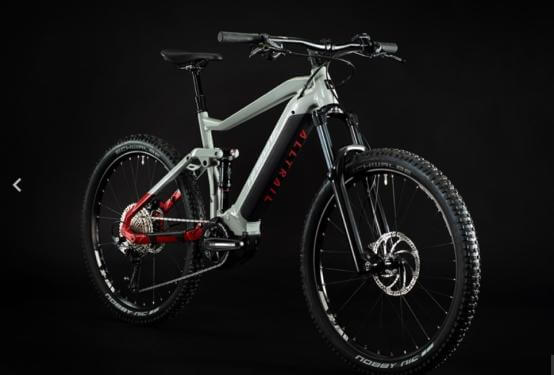 Bicicleta electrică Haibike AllTrail 5 27.5" i630Wh 48 cm '22 gri/roșu