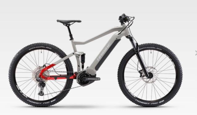 Bicicleta electrică Haibike AllTrail 5 27.5" i630Wh 48 cm '22 gri/roșu