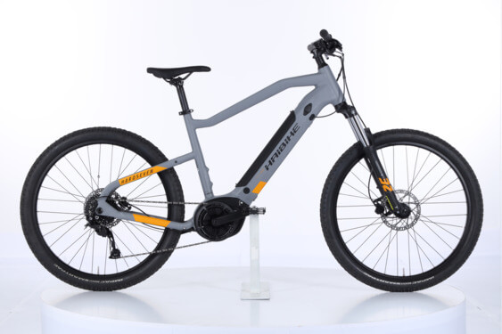 Bicicleta electrica Haibike HardSeven 4 i400Wh 49 cm '22 gri/portocaliu