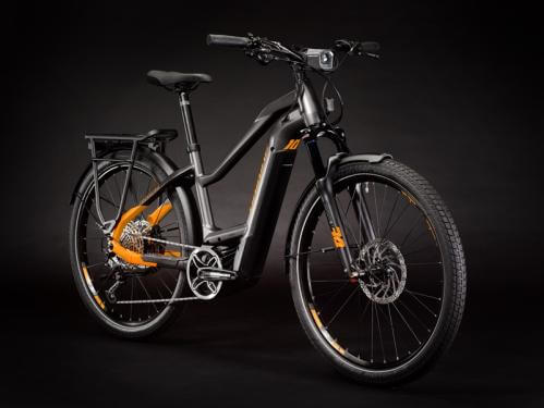 Bicicleta electrica Haibike Trekking 10 i625Wh TR48 cm '22 argintiu/portocaliu