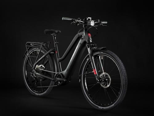 Bicicleta electrica Haibike Trekking 6 i630Wh TR56 cm '22 negru/rosu