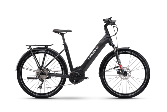 Bicicleta electrica Haibike Trekking 6 i630Wh US46 cm '22 negru/rosu