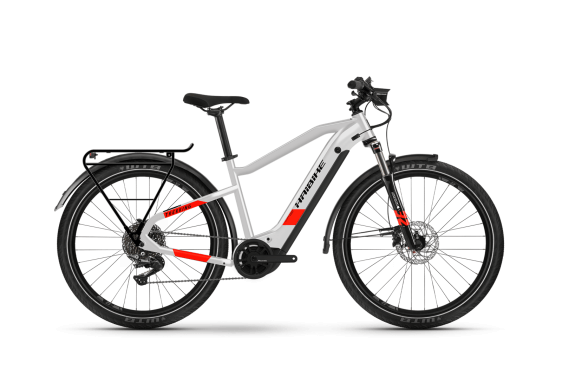 Bicicleta electrica Haibike Trekking 7 i630Wh HE64 cm '22 gri/rosu