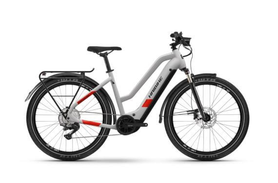 Bicicleta electrica Haibike Trekking 7 i630Wh TR52 cm '22 gri/rosu