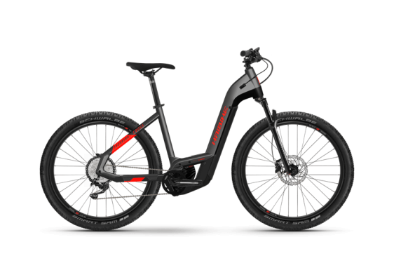 Bicicleta electrica Haibike Trekking Cross 9 i625Wh US46 cm '22 negru/rosu