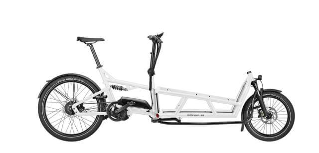 Bicicleta electrica RM Load 75 vario '22 alba (1000Wh, Intuvia, janta joasa, cu geanta de blocare)