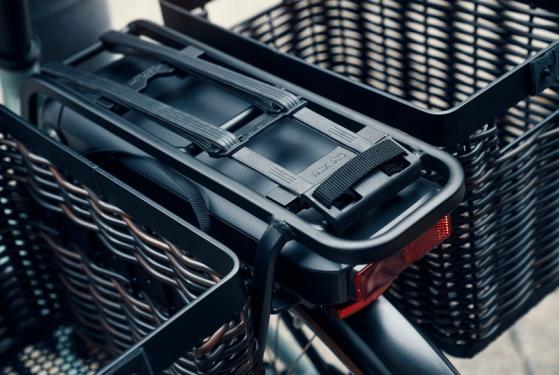 Bicicleta electrica alba RM Swing silent US51 cm '23 (500Wh, Intuvia, cu geanta de blocare, cos fata)