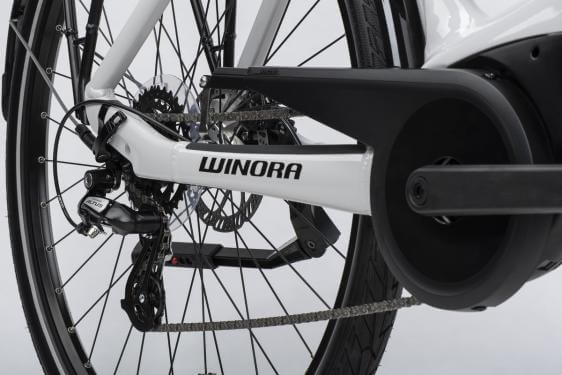 Bicicleta electrica Winora Tria 7eco i400Wh US46cm '22 alba