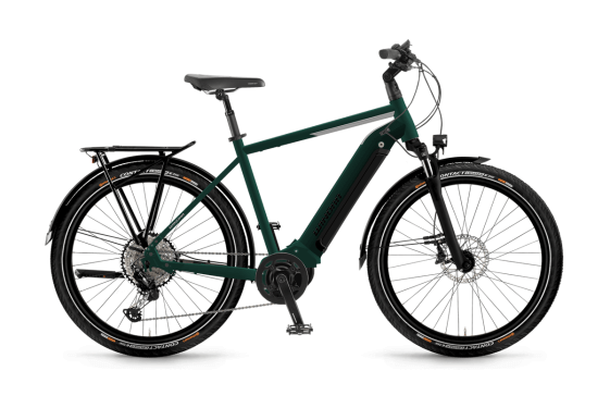 Bicicleta electrică verde Winora Yucatan 10 i630Wh HE48cm 27.5" '22