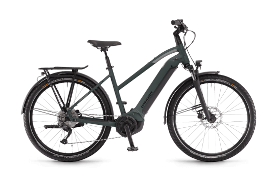 Bicicleta electrică verde Winora Yucatan 10 i630Wh TR44cm 27.5" '22