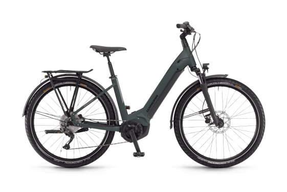 Bicicleta electrică verde Winora Yucatan 10 i630Wh US50cm 27.5" '22