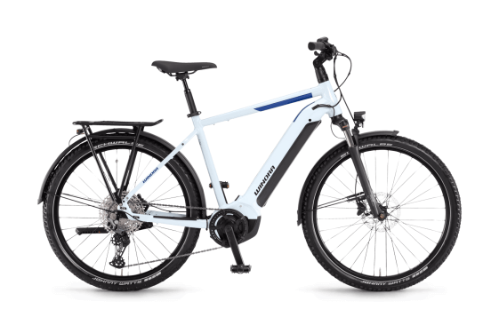 Bicicleta electrică albă Winora Yucatan 12 i630Wh HE60cm 27.5" '22