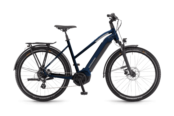 Bicicleta electrica Winora Yucatan 8 i630Wh TR44cm '22 albastra