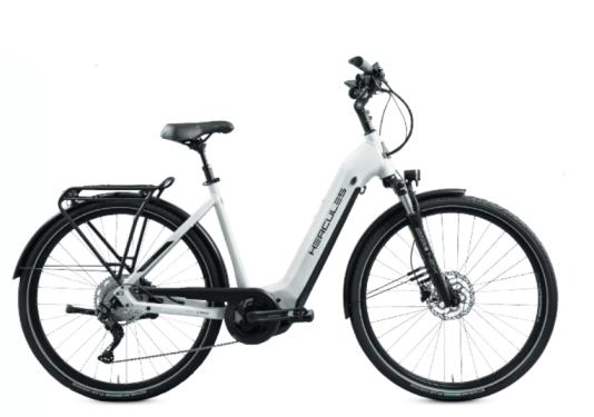 Bicicleta electrica Hercules Futura Sport I-10 625Wh US45 cm '23 alba