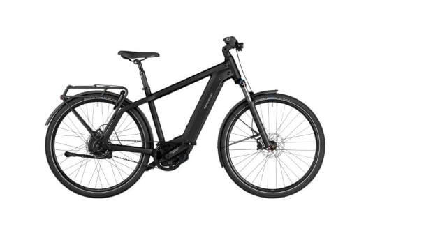 Bicicletă electrică RM Charger4 GT vario HS HE56 cm '23 neagră (750Wh, Kiox300, cu geantă de blocare)