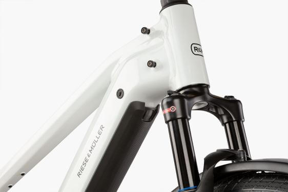Bicicletă electrică RM Charger4 Mixte GT vario TR49 cm '23 albă (750Wh, Kiox300)