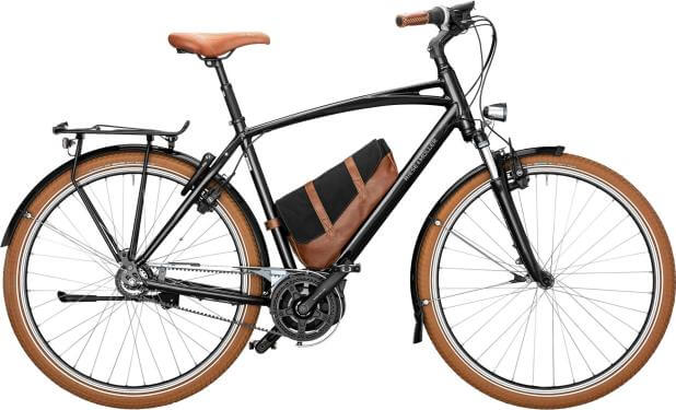 Bicicletă electrică RM Cruiser2 vario HE56 cm '23 neagră (545Wh, Kiox300)