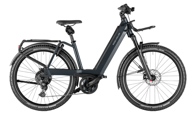 Bicicleta electrică RM Nevo4 GT touring US51 cm '23 gri închis (750Wh)