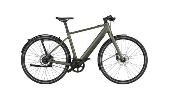 Bicicletă electrică verde RM UBN Five silent HE45 cm '23 (430Wh, LEDHub, kit de suspensie)