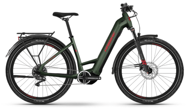 Haibike Trekking 5 720Wh US50 '24 verde bicicleta electrica