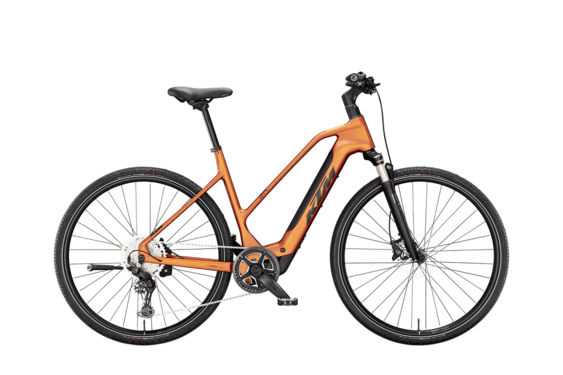 Bicicleta electrica KTM MACINA CROSS SX ELITE TR46cm '24 portocaliu