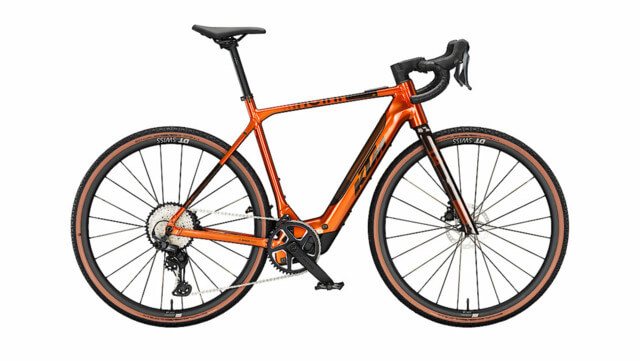 Bicicleta electrica KTM MACINA GRAVELATOR SX 10 55cm '24 portocaliu