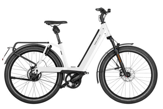 Bicicletă electrică RM Nevo4 GT vario HS US47 cm '24 albă (750Wh, Kiox 300, ABS cu geantă de blocare, Kit Confort)