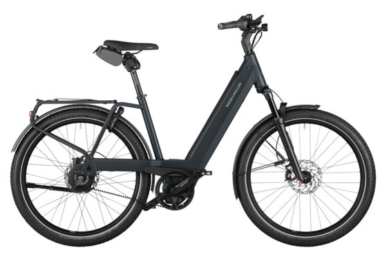 Bicicleta electrica RM Nevo4 GT vario HS US56 cm '24 gri (750Wh, Kiox 300, cu geanta de blocare, Kit Confort)