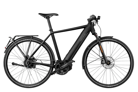 Bicicleta electrica RM Roadster4 vario HE56 cm '24 neagra (625Wh, Kiox 300, cu geanta de blocare)