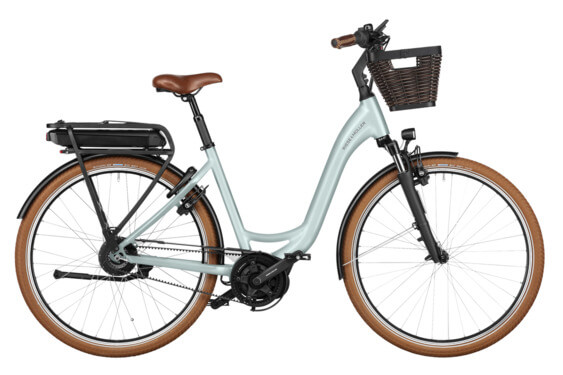 Bicicleta electrica RM Swing4 vario US43 cm '24 verde (500Wh, Cos fata Kiox 300, Blocare cu geanta)