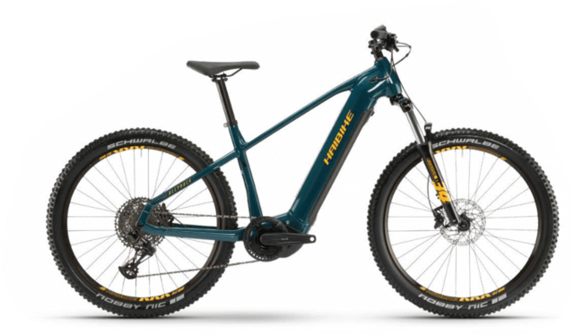Bicicleta electrica Haibike ALLTRACK 6 27.5 i720Wh 40cm '25 albastru-portocaliu