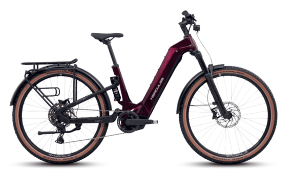 Bicicleta electrica HERCULES Nos FS 4.3 FU42 cm '25 burgundy
