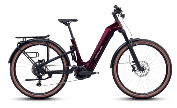 Bicicleta electrica HERCULES Nos FS 4.3 FU44 cm '25 burgundy