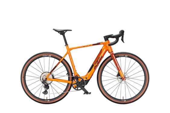 Bicicleta electrica KTM MACINA GRAVELATOR SX 10 HE49cm '25 portocaliu