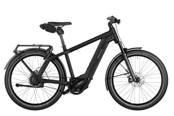 Bicicletă electrică RM Charger4 GT vario SELECT 56 cm '25 neagră (750Wh, Cockpit, Kiox 300, lacăt cu geantă)