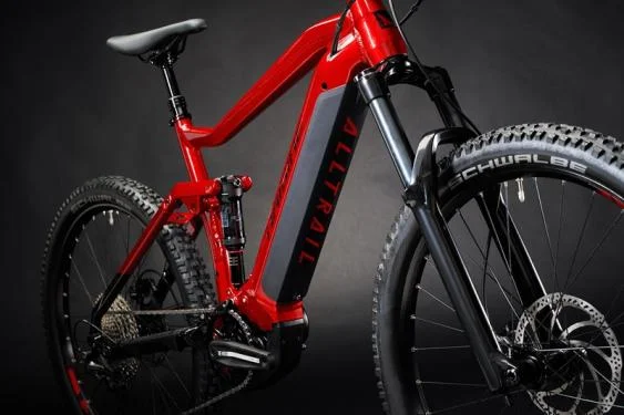 Haibike AllTrail 5 27,5" i630Wh 48 cm '22 fekete/piros elektromos kerékpár