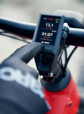 RM Delite mountain touring 47 cm '23 piros elektromos kerékpár (625Wh, Nyon)