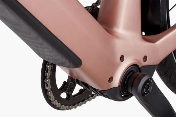 RM UBN Seven silent US51 cm '23 rózsaszín elektromos kerékpár (430Wh, LEDHub, Suspension Kit)