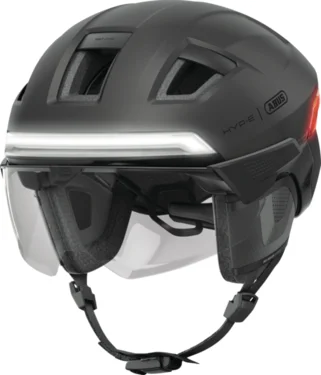 ABUS kerékpáros városi sisak HYP-E BL.ACE, In-Mold, titan L (57-61 cm)