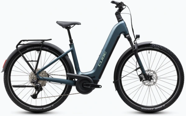 Bicicletă electrică CUBE Nuride Hybrid Pro 800 US46cm '27, culoare turcoaz